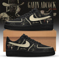 Personalized Gavin Adcock Steer Skull 2026 Shoes Sneakers Gavin Adcock Merch Gift For Dad - Merchluma