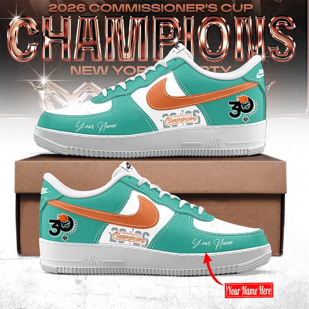 Custom New York Liberty 2026 WNBA Commissioner's Cup Champions Shoes Sneakers NY Liberty Merch - Merchluma