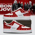 Personalized Bon Jovi Forever Tour Signature Sneakers Rock 2026 Bon Jovi Merch Gift For Dad - Merchluma