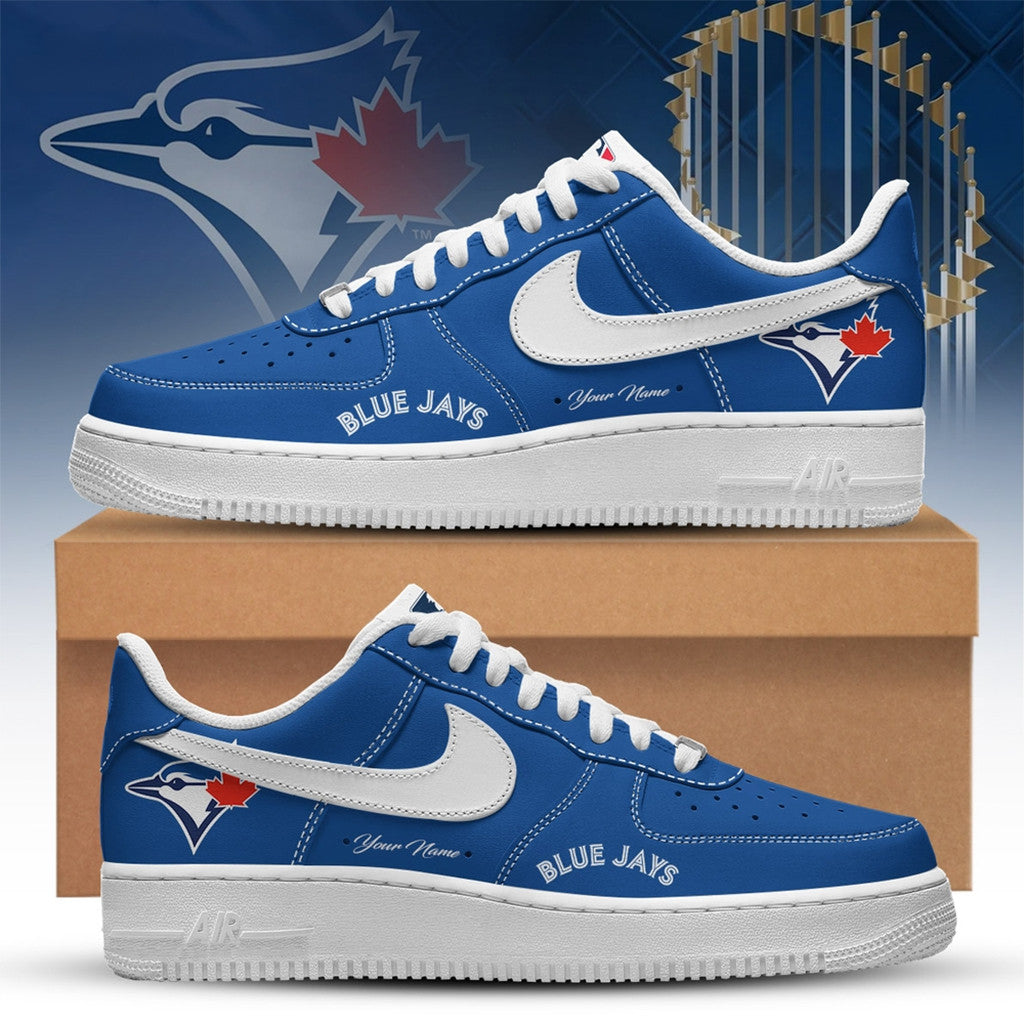 Personalized Toronto Blue Jays 2026 Shoes Sneaker Blue Jays Merch Gift For Baseball Lover - Merchluma