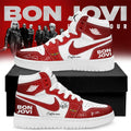 Custom Bon Jovi Forever Tour 2026 Signature Shoes Sneakers Bon Jovi Merch Rock Fan Gifts - Merchluma