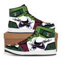 Roronoa Zoro One Piece High Sneakers Green White Anime Shoes Santoryu One Piece Merch 2026 - Merchluma