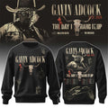 Gavin Adcock Steer Skull Sweatshirt The Day I Hang It Up Gavin Adcock Tour 2026 Merch Signed - Merchluma