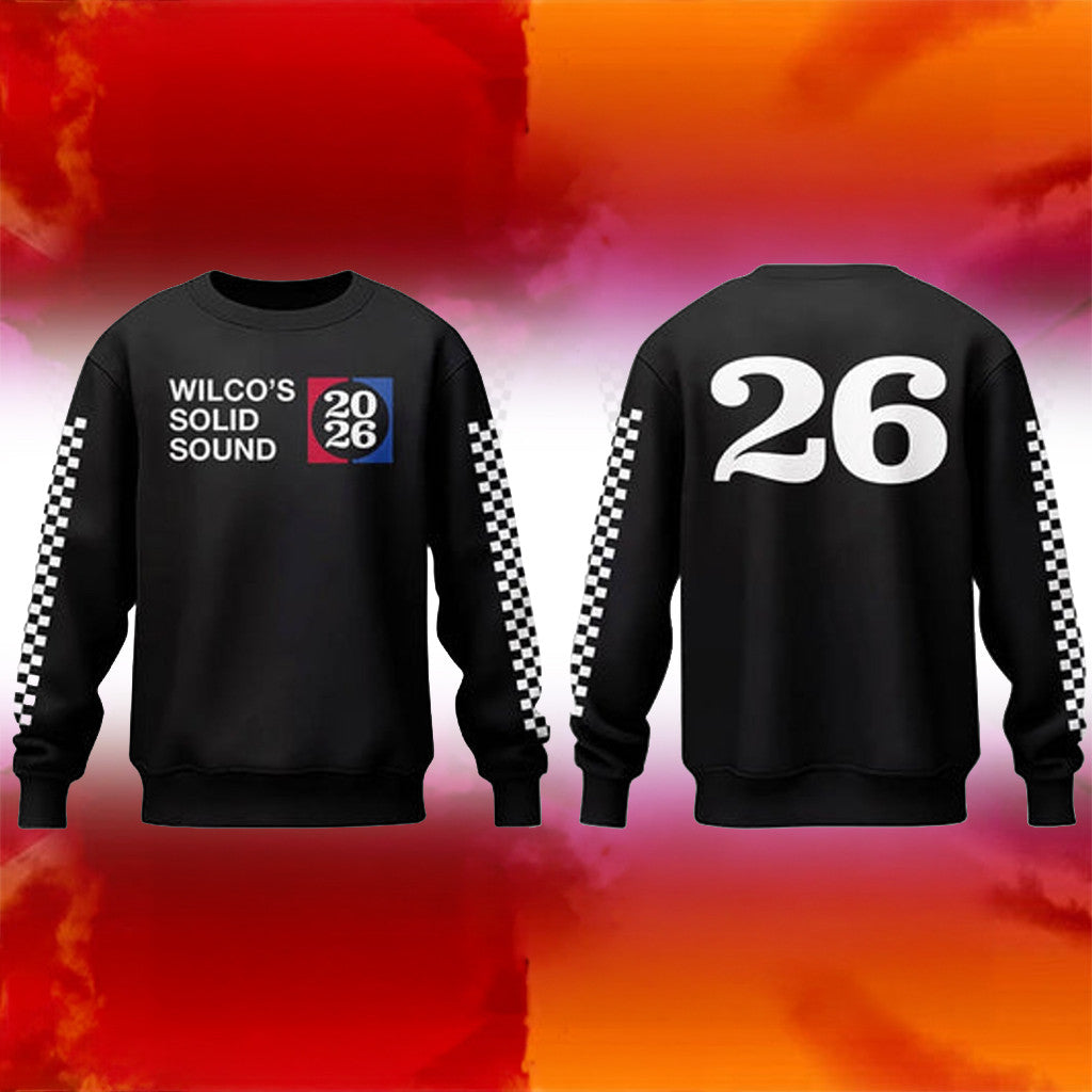 Wilco Merch Solid Sound 2026 Finish Line Sweatshirt Presents For Music Lovers - Merchluma