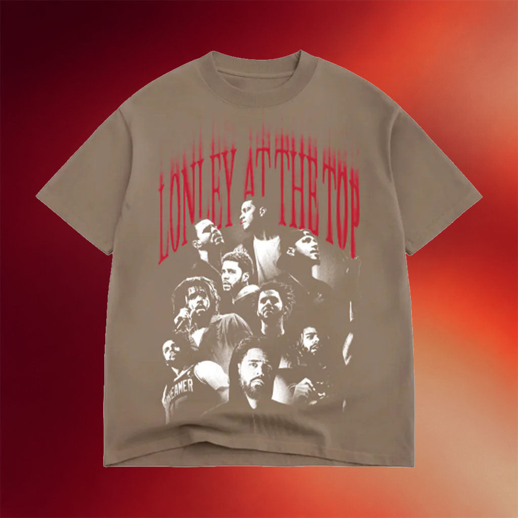 The Fall Off Tour Merch J Cole 2026 Lonely At The Top T-Shirt Gifts For Music Lovers - Merchluma