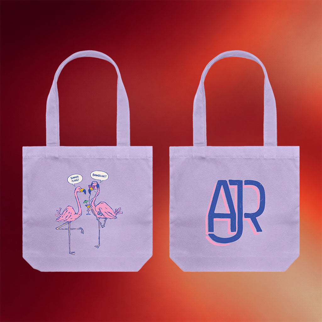 AJR Merch Summer Tour 2026 AJR Flamingo Tote Bag AJR Tour Merch Gift For Band Fans - Merchluma