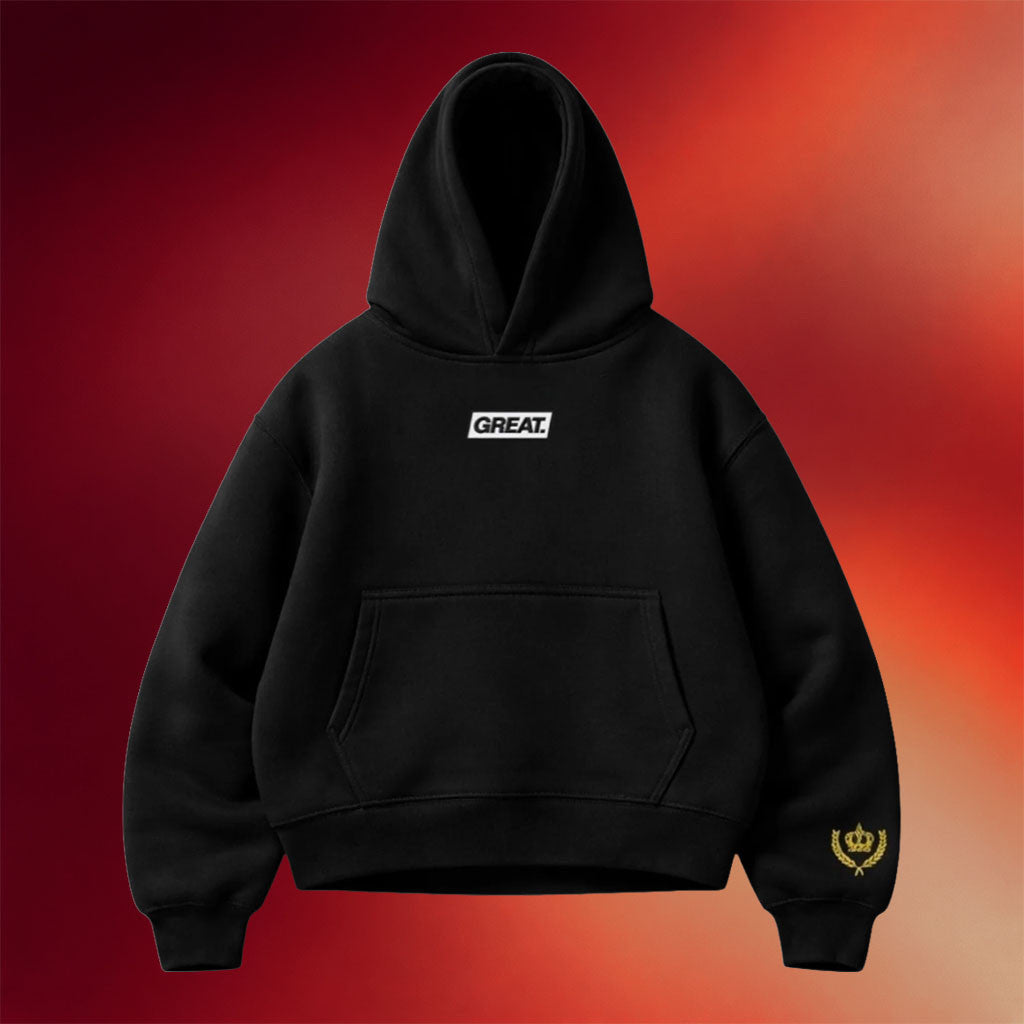 Greatness Apparel Merch 2026 The Great Hoodie Black Unique Gift For Boyfriend - Merchluma