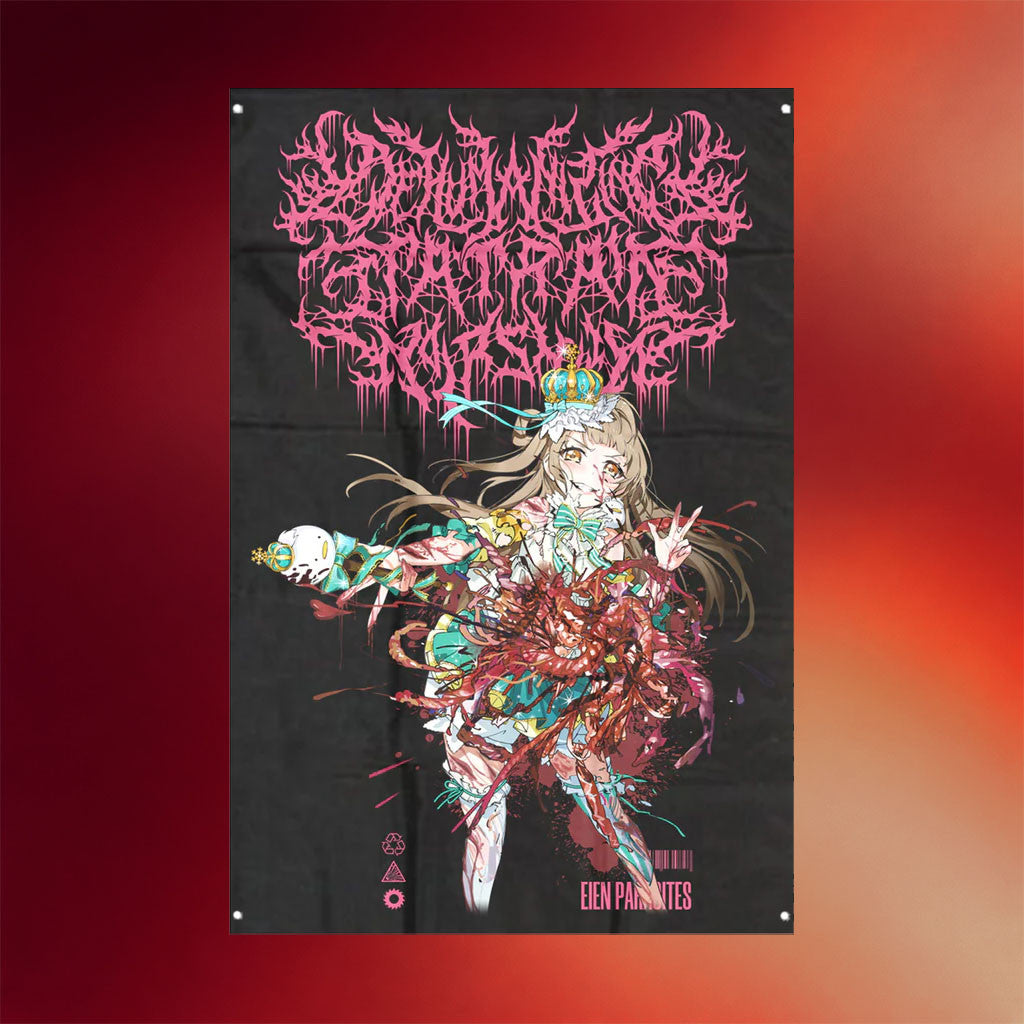 Dehumanizing Itatrain Worship Merch 2026 Eien Parasites Flag Decor Gifts Ideas For Friends - Merchluma