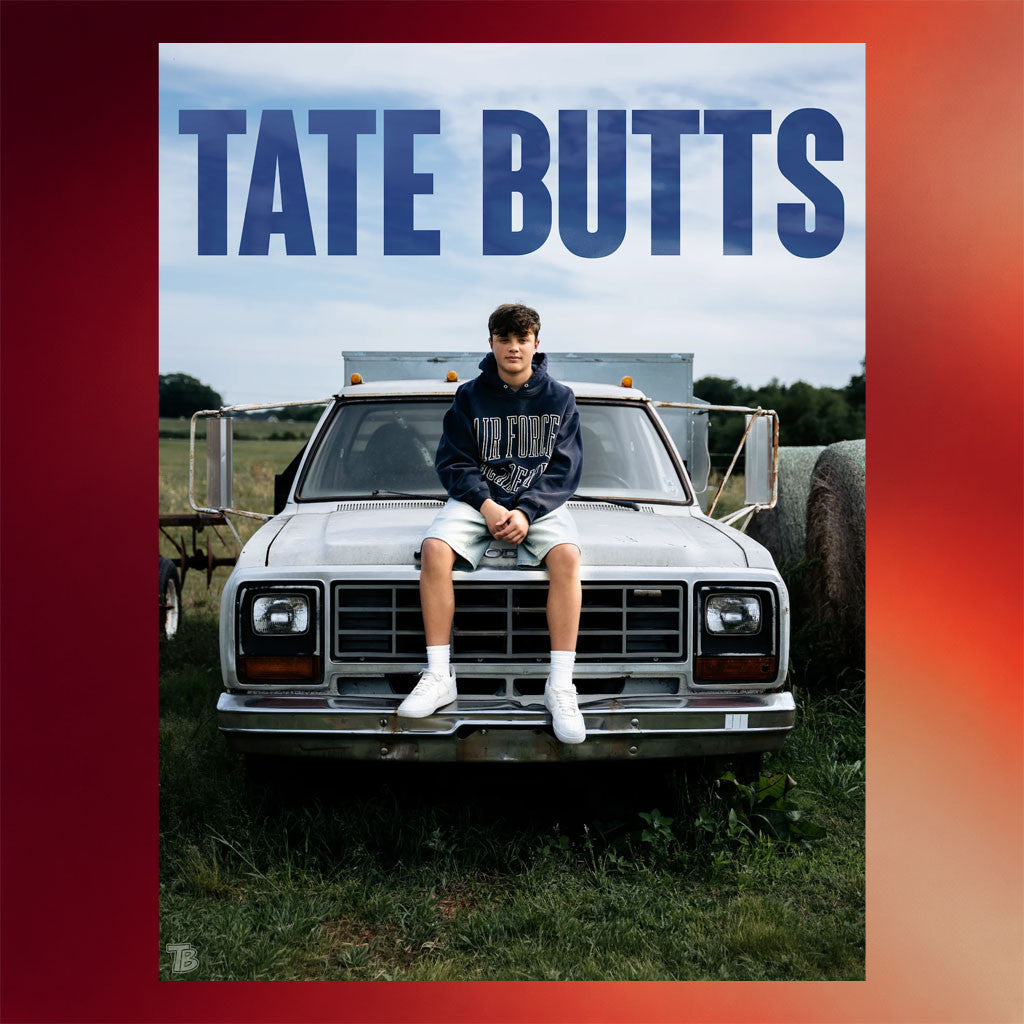 Tate Butts Merch 2026 Tate Butts Signed Poster Wall Art Decor Gifts For Music Lovers - Merchluma