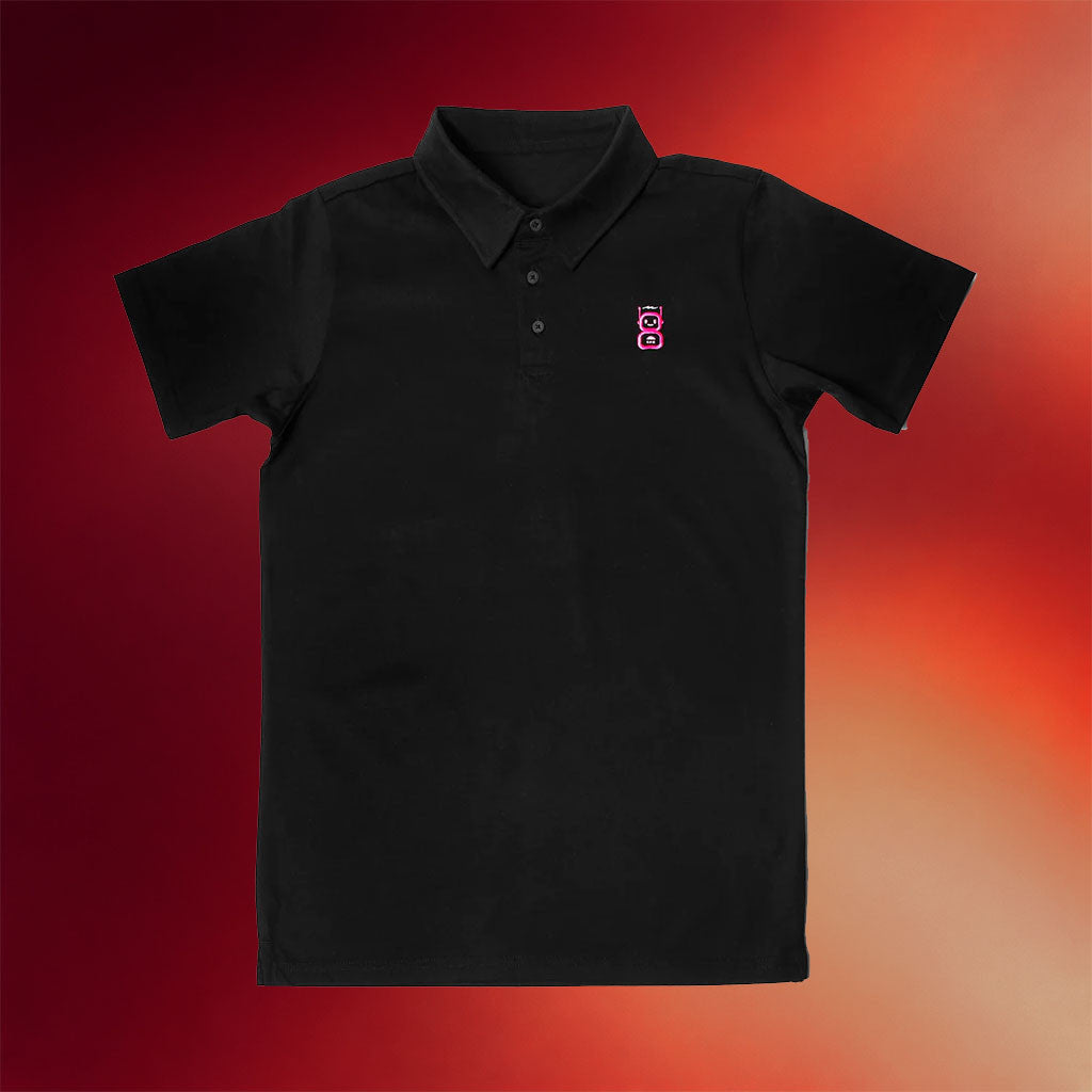 Iam8bit Merch 2026 Iam8bit Logo Polo Shirt Black Birthday Gift Ideas For Friends - Merchluma