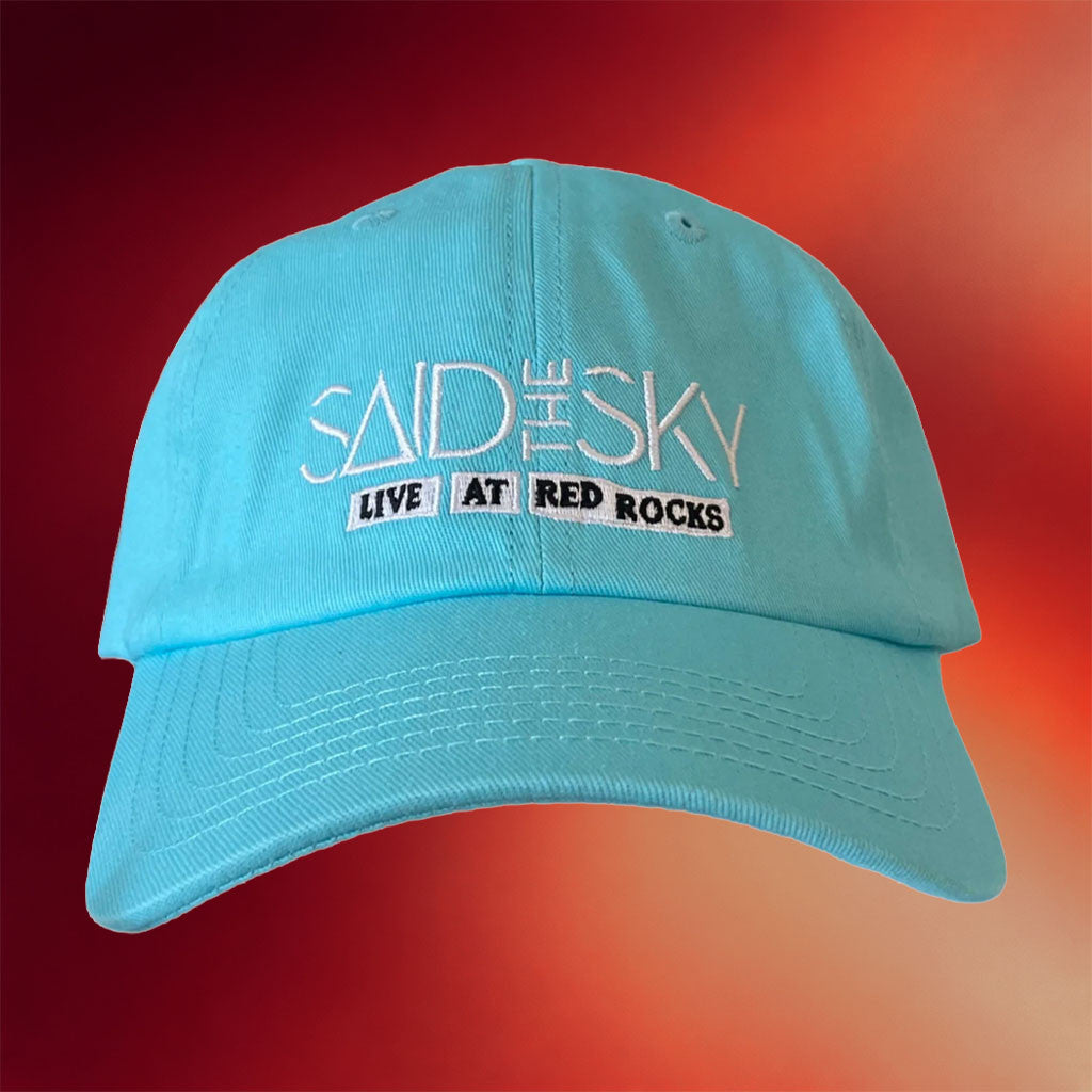 Said The Sky Merch 2026 Red Rock Embroidered Hat Said The Sky Tour Merch Gifts For Fans - Merchluma