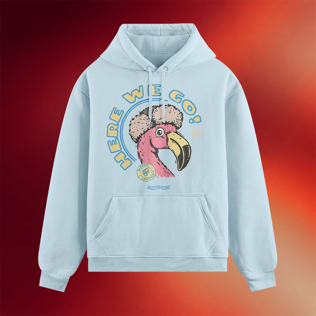 AJR Merch Summer Tour 2026 Here We Go Flamingo Hoodie Best Gift For Band Fans - Merchluma