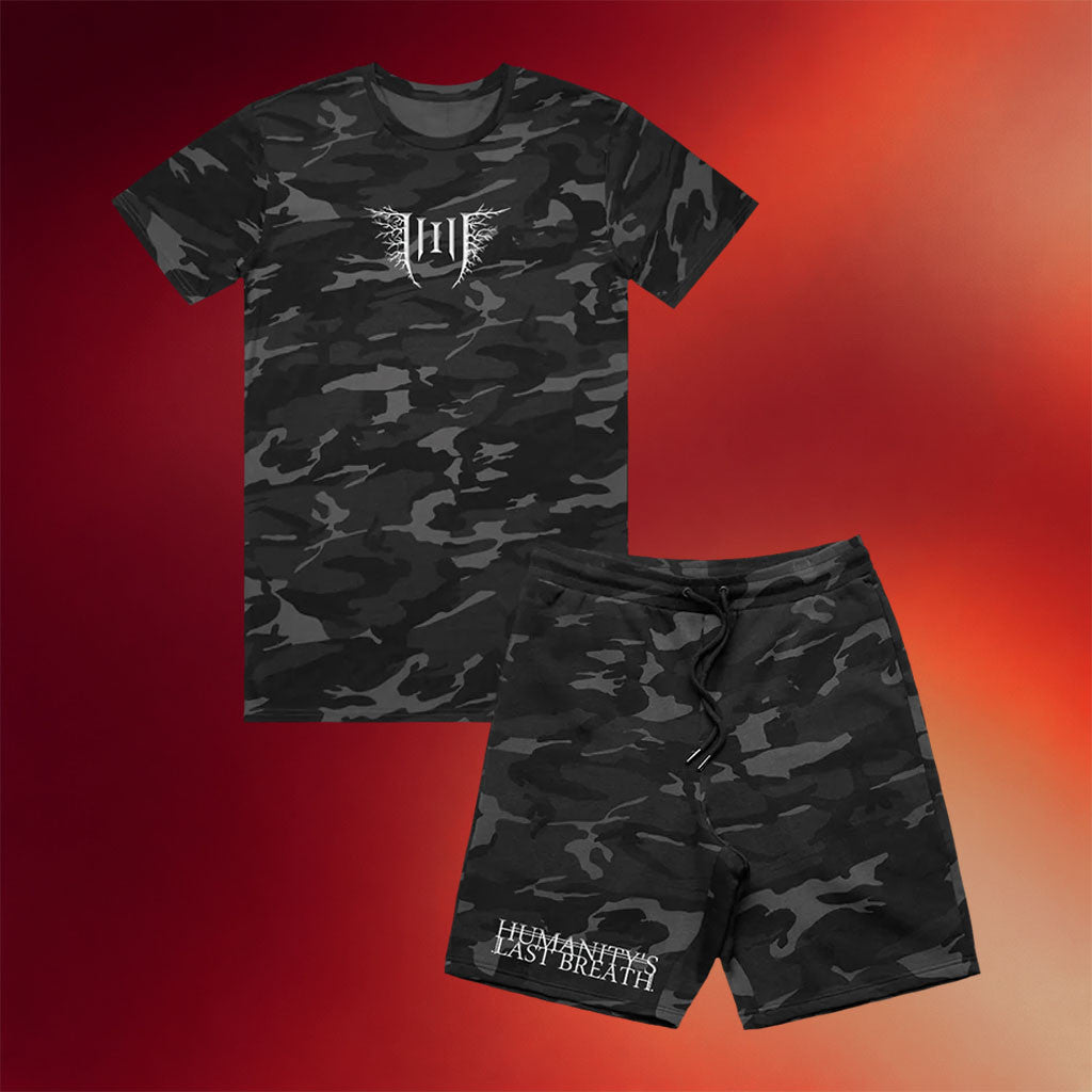 Humanity's Last Breath Merch 2026 Camo T-Shirt And Shorts Set Gifts For Boyfriend - Merchluma