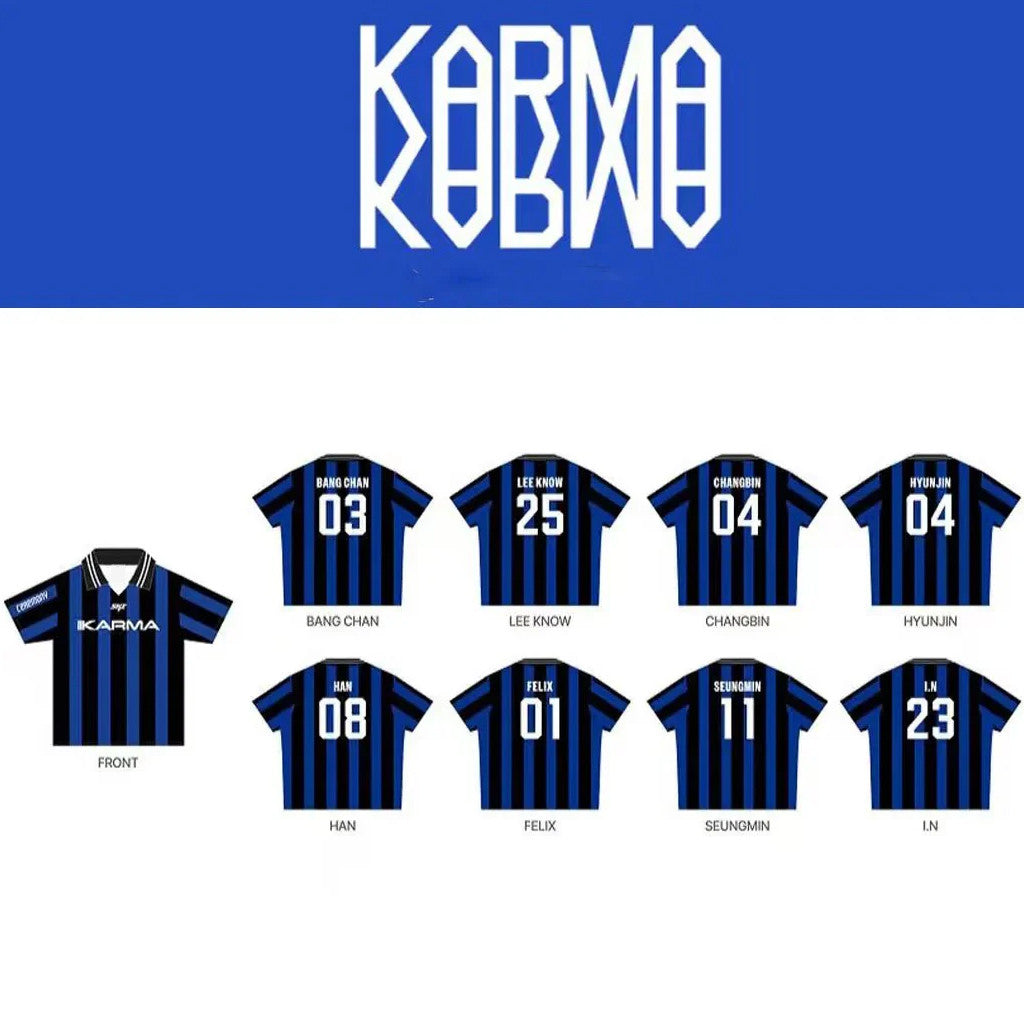 Custom Stray Kids Merch 2026 Stray Kids Karma Jersey Kpop Merch Best Gift For Fans - Merchluma