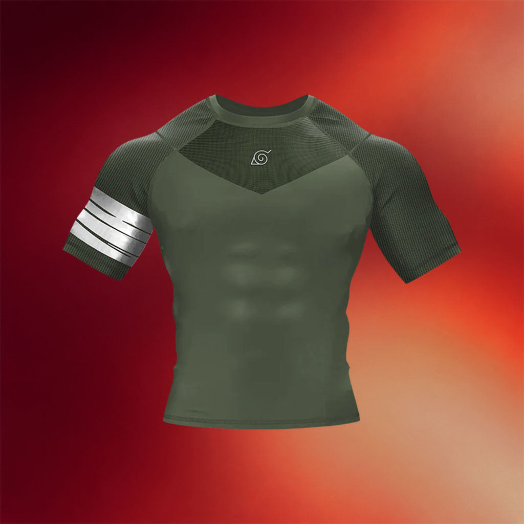 Invicta Kuru Merch 2026 Leaf Ninja Compression Shirt Rash Guard Gift For Anime Fans - Merchluma