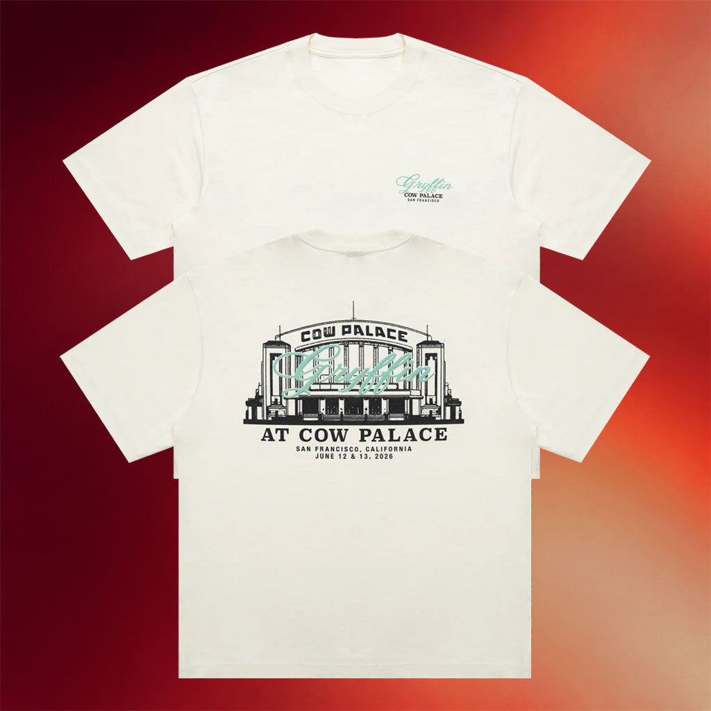 Gryffin Merch 2026 Cow Palace T-Shirt Gryffin Concert Shirt Gift For DJ Fans - Merchluma