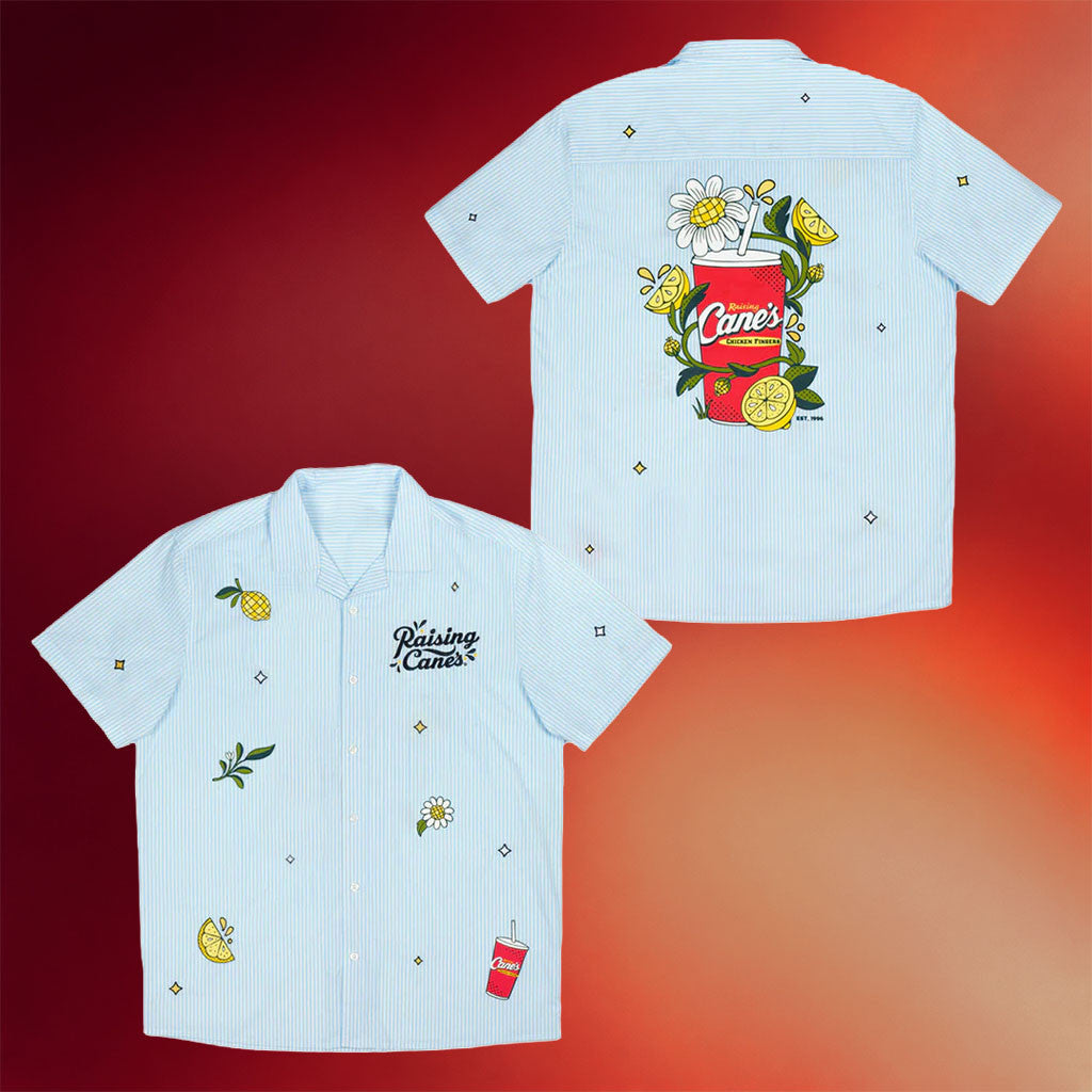 Cane's Gear Merch 2026 Cane's Fresh Lemon Hawaiian Shirt Summer Gifts For Friends - Merchluma