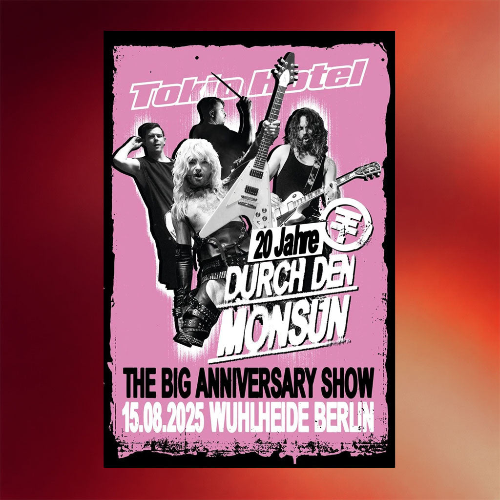 Tokio Hotel Merch New Tokio Hotel Band The Big Anniversary Show Poster Decor Gift For Fans - Merchluma