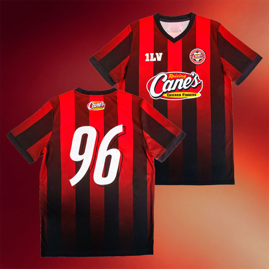 Cane's Gear Merch 2026 Cane's FC V-Neck Jersey Raising Cane's Football Club Merch Gifts For Him - Merchluma