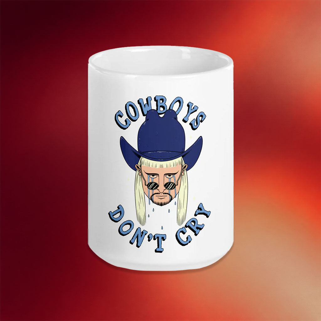Oliver Tree Merch 2026 Cowboys Don't Cry Mug RIP Oliver Tree Helicopter Crash Tribute Merch - Merchluma