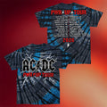 ACDC Merch 2026 Lightning Tie Dye PWR UP Tour T-Shirt ACDC Power Up Tour Merch Fan Gifts - Merchluma