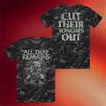 All That Remains Merch 2026 Cut Their Tongue Out Camo T-Shirt Special Gift For Dad - Merchluma