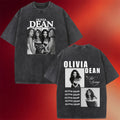 Olivia Dean Shirt Olivia Dean Art Of Loving Tour Washed T-Shirt Olivia Dean Tour Merch 2026 - Merchluma