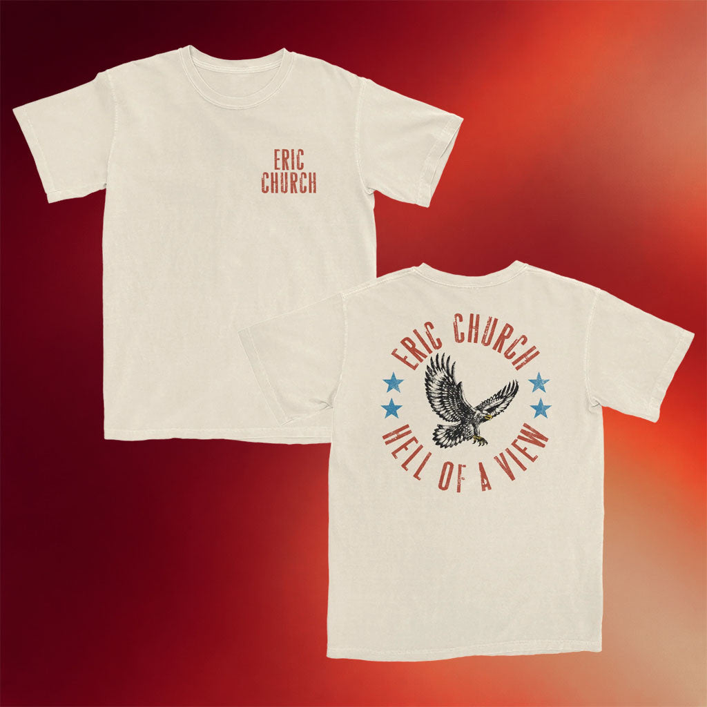 Eric Church Merch 2026 Eagle Hell Of A View T-Shirt Presents For Music Lovers - Merchluma