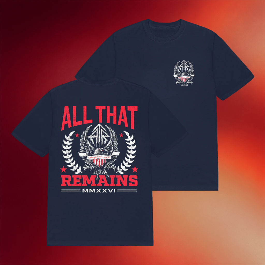 All That Remains Merch 2026 Eagle Crest T-Shirt Present For Heavy Metal Band Fans - Merchluma