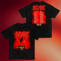 ACDC Merch 2026 Angus North America PWR UP Tour T-Shirt Best Gifts For Rock Music Lovers - Merchluma
