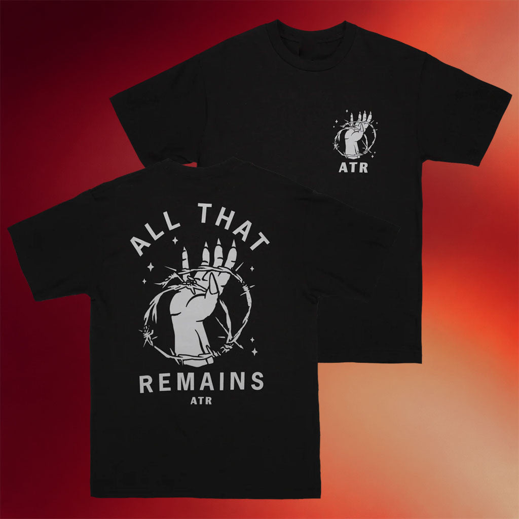 All That Remains Merch 2026 Barbed Wire T-Shirt ATR Shirt Gift Ideas For Band Fans - Merchluma