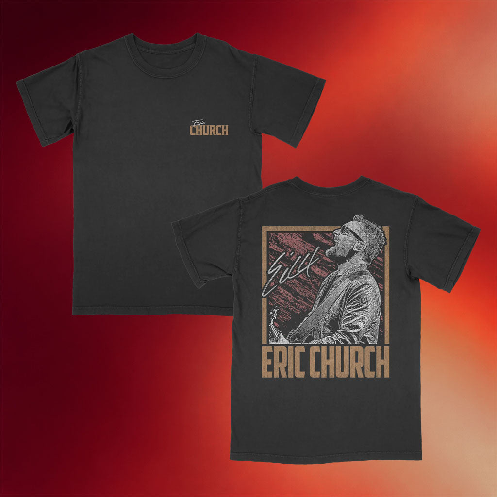 Eric Church Merch 2026 Black Photo T-Shirt Eric Church Shirt Music Related Gifts For Guys - Merchluma