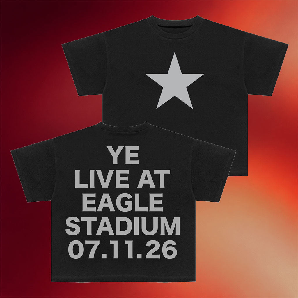 Yeezy Merch 2026 Ye Live At Eagle Stadium T-Shirt Kanye West Tour Merch Gift For Rapper Fans - Merchluma