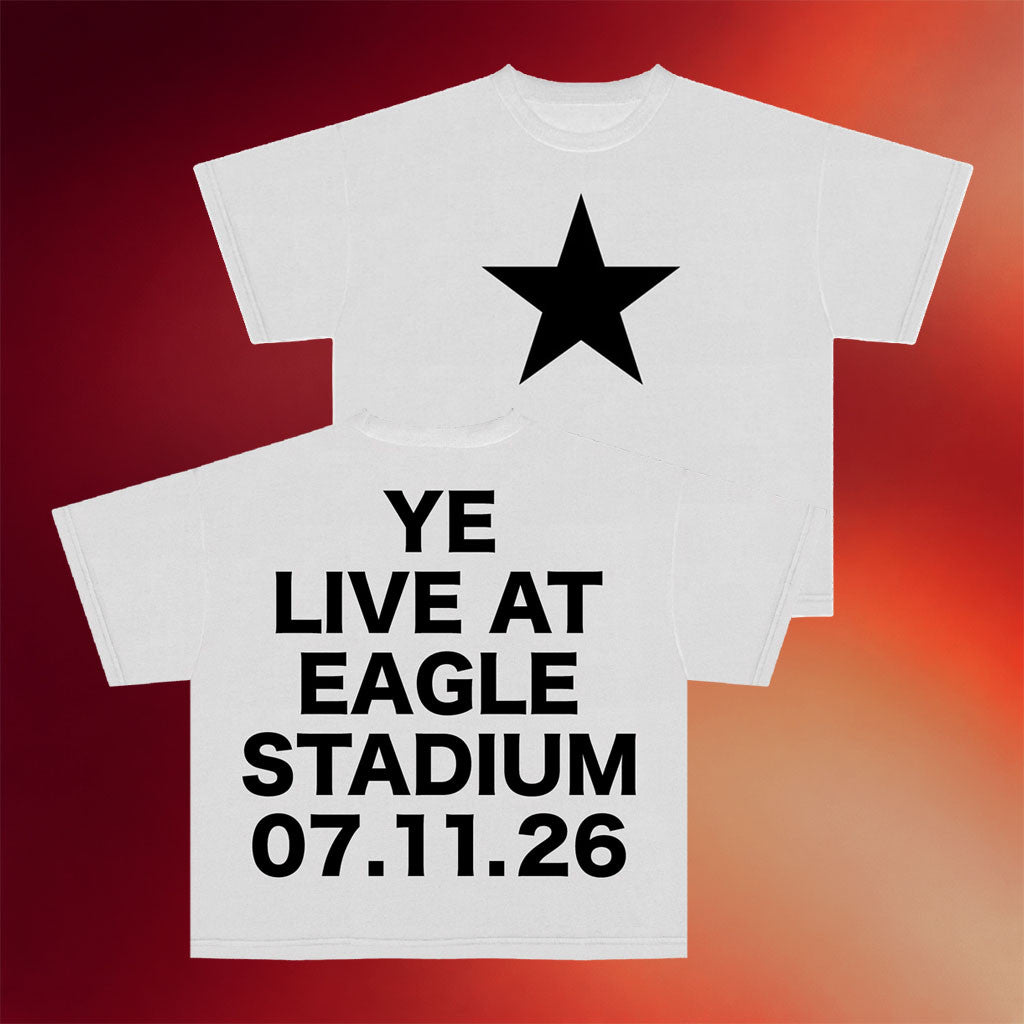 Yeezy Merch 2026 Ye Live At Eagle Stadium T-Shirt Kanye West Merch Best Gift For Rapper Fans - Merchluma