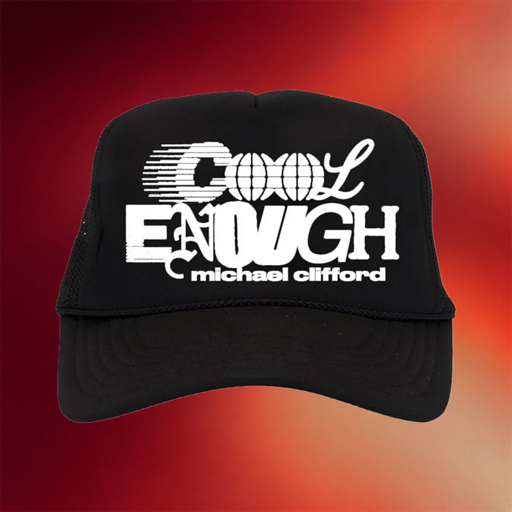 Michael Clifford Merch 2026 Cool Enough Black Trucker Hat Music Related Gifts For Guys - Merchluma