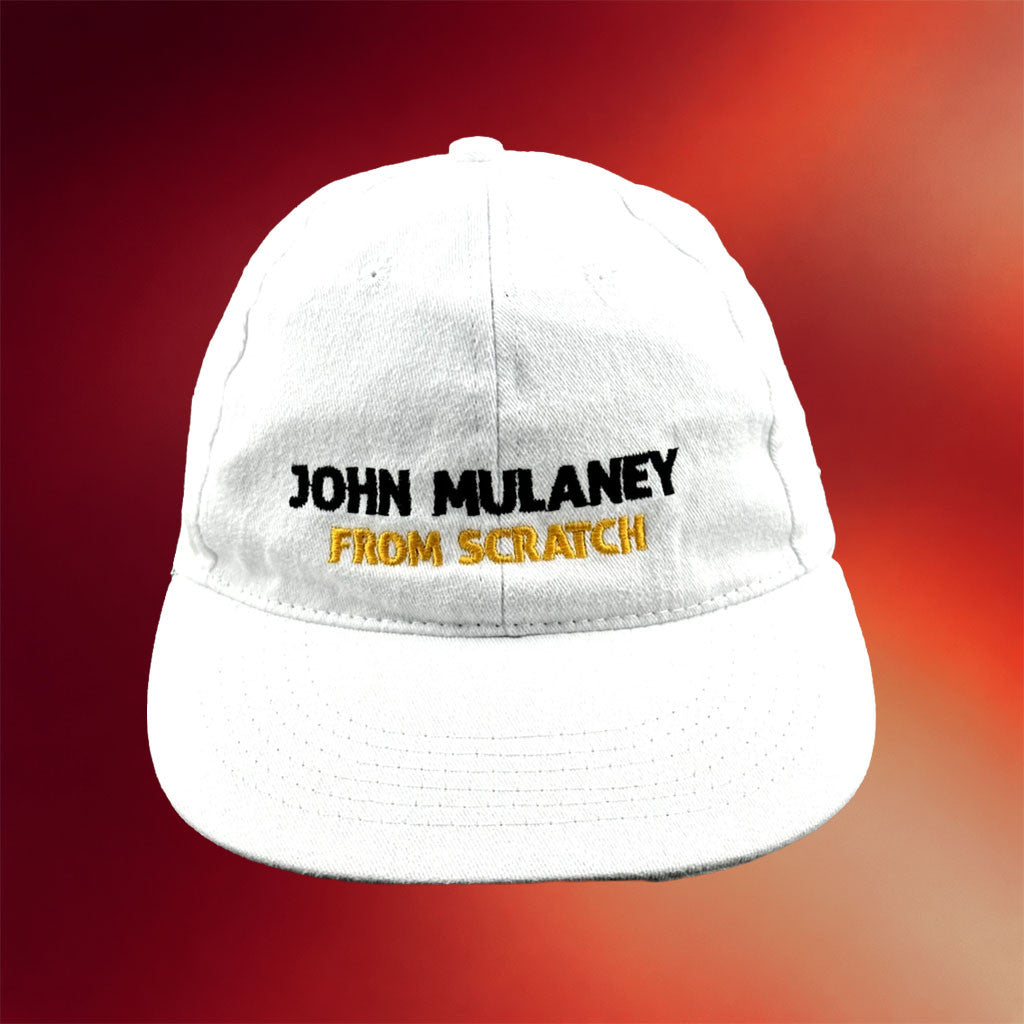 John Mulaney Merch 2026 John Mulaney From Scratch White Hat Embroidered Gift For Fans - Merchluma