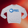 PBS Merch 2026 PBS Blue Logo Crewneck Sweatshirt Unique Dad Gifts For Father's Day - Merchluma