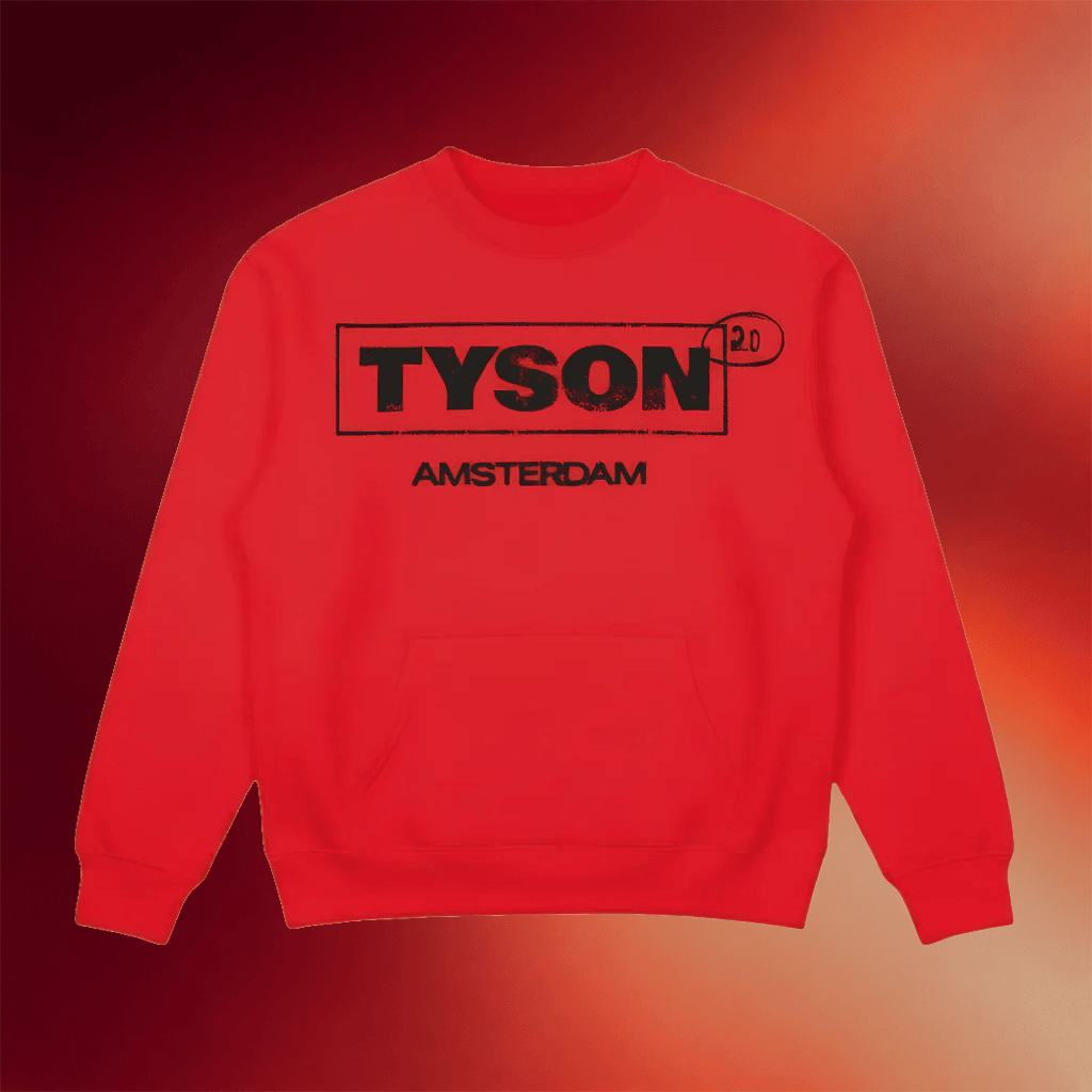 Tyson 20 Merch 2026 Tyson 20 Amsterdam Sweatshirt Red Good Gifts For Boyfriend - Merchluma