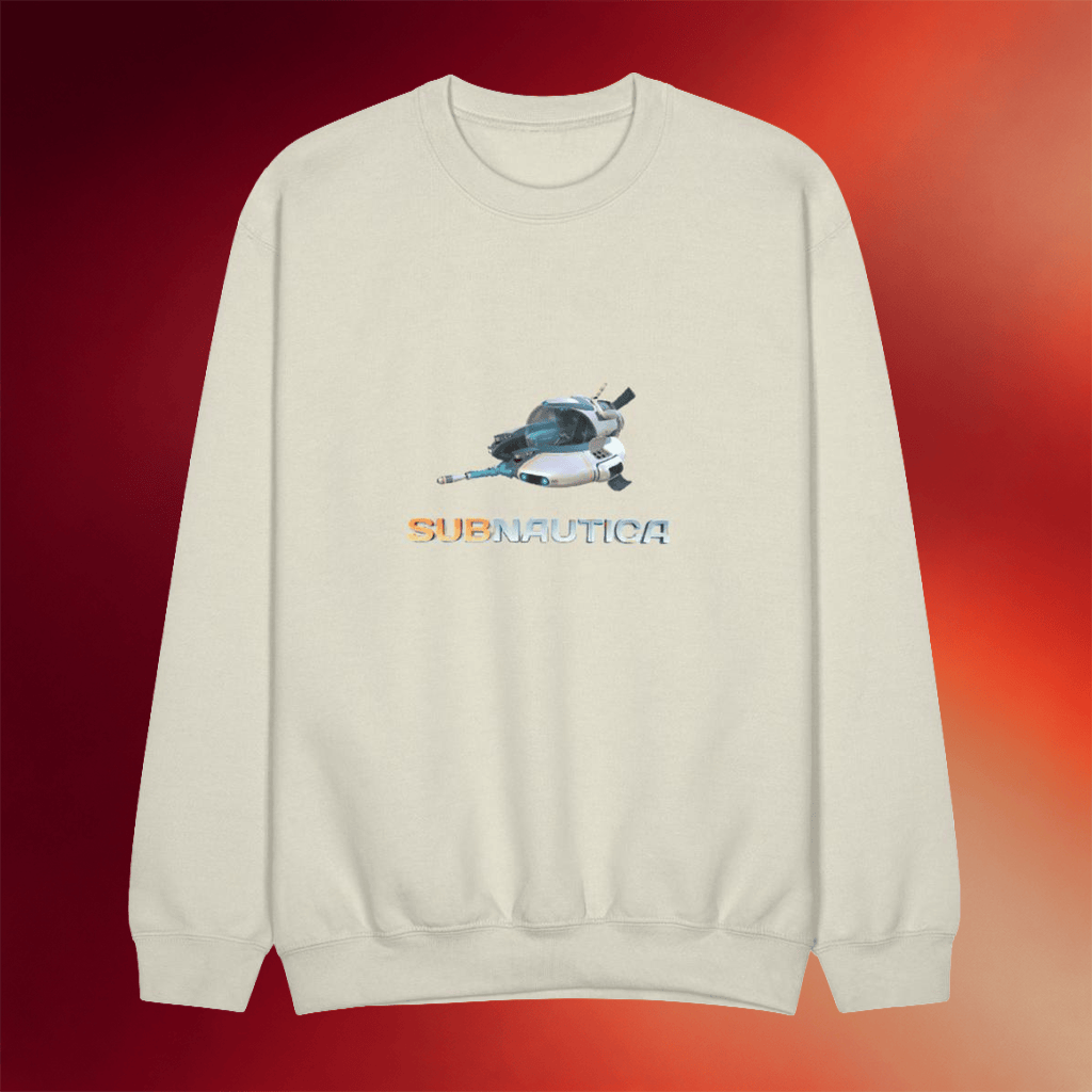 Subnautica Merch 2026 Subnautica Seamoth Crewneck Sweatshirt Gifts For Video Game Lovers - Merchluma