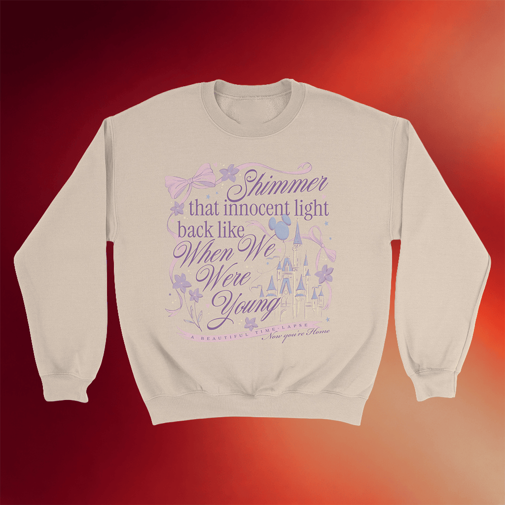 The Lost Bros Merch 2026 A Beautiful Time Lapse Sweatshirt Shimmer That Innocent Light Back Like - Merchluma
