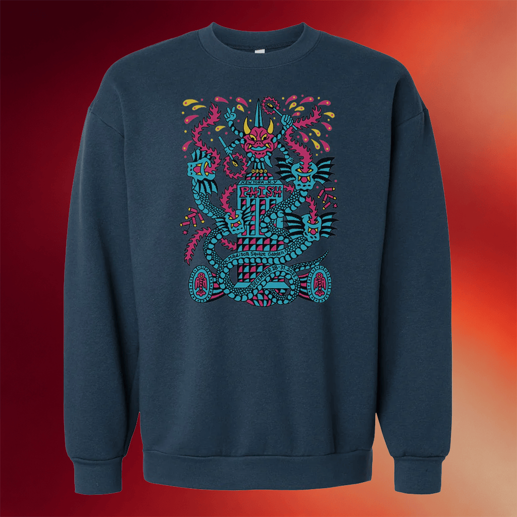 Phish Dry Goods Merch Firecracker New Year's Run 25 Crewneck Sweatshirt Gift For BFF - Merchluma
