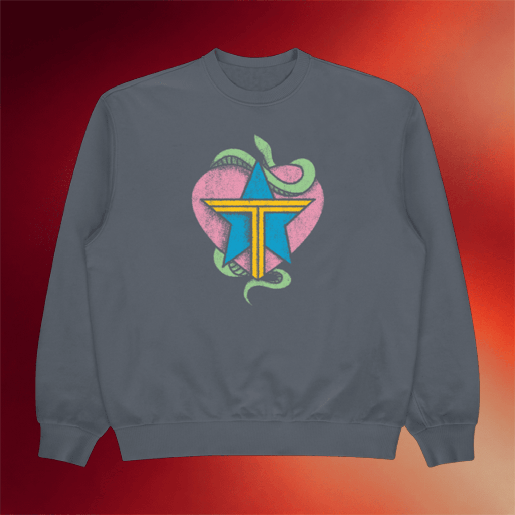 Trousdale Merch Trousdale Icon Crewneck Sweatshirt Cool Gifts For Music Lovers - Merchluma