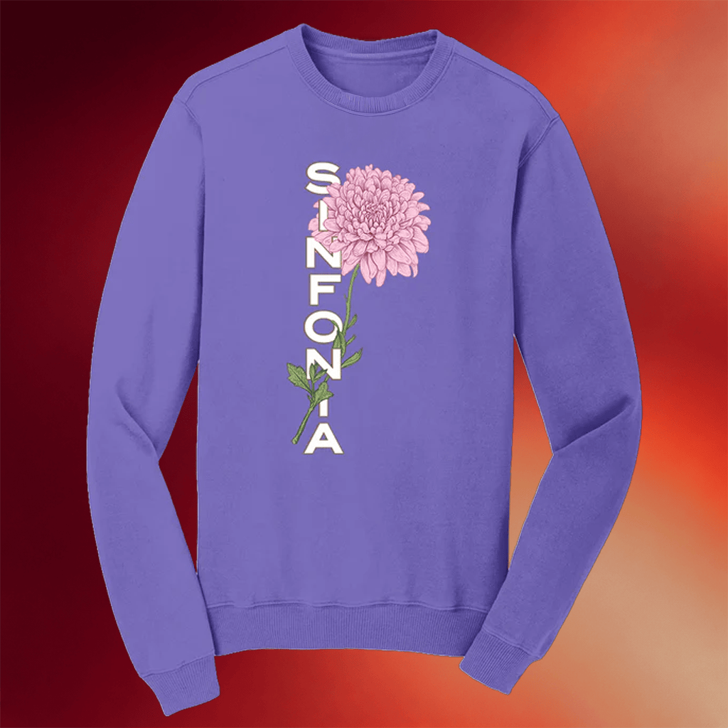 Sinfonia Merch Chrysanthemum Crewneck Sinfonia Sweatshirt Birthday Gift For Wife - Merchluma
