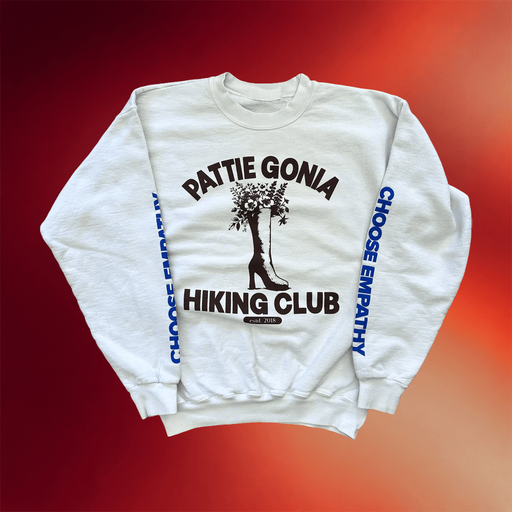 Pattie Gonia Merch Hiking Club Crewneck Pattie Gonia Sweatshirt Gifts For Girlfriend - Merchluma