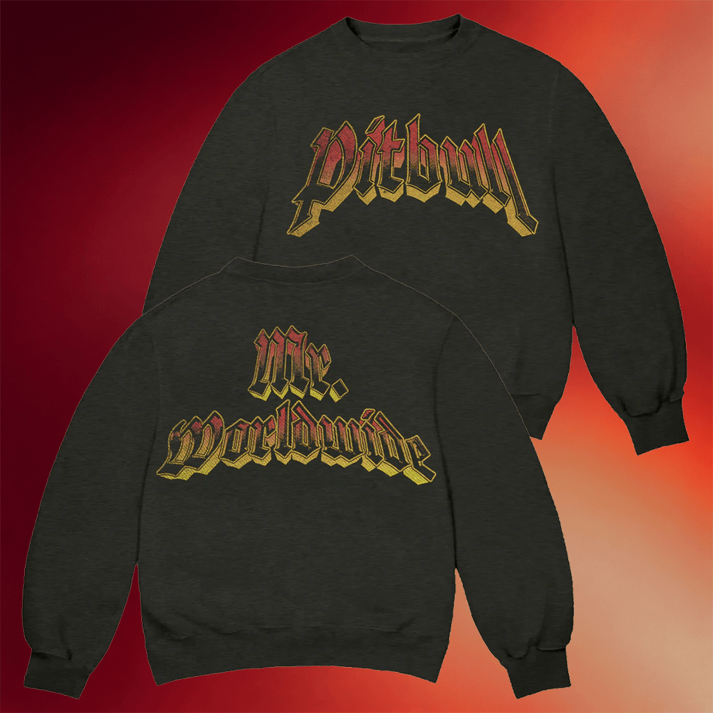 Pitbull Merch 2026 Mr Worldwide Crewneck Pitbull Sweatshirt Cool Gifts For Music Lovers - Merchluma