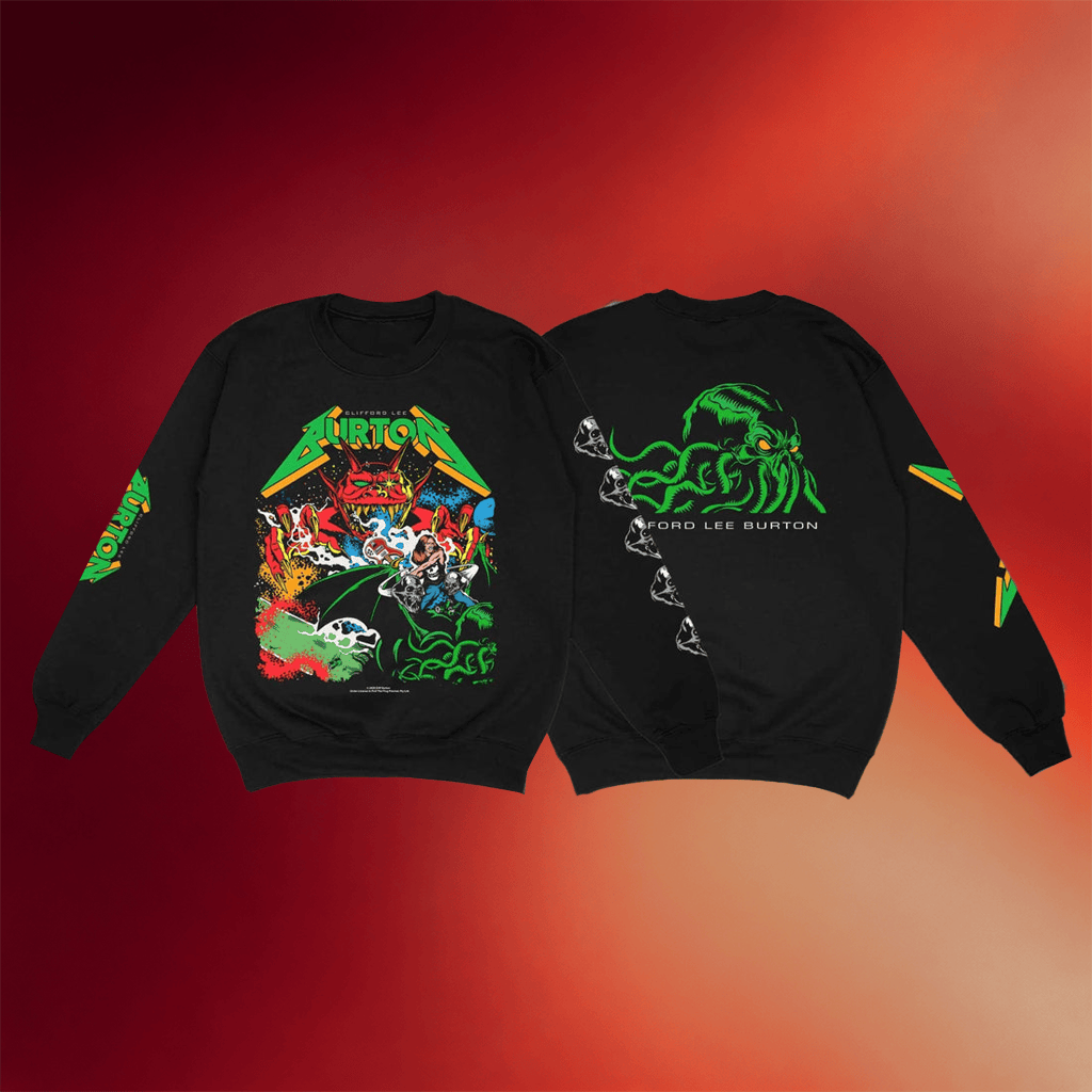 Pull The Plug Patches Merch Cliff Burton Legacy Crewneck Sweatshirt Gifts For Boyfriend - Merchluma