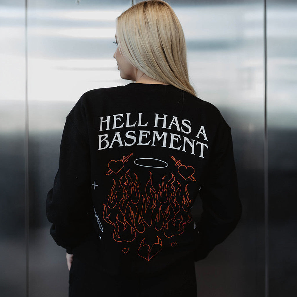 Sinner Sunday Merch 2026 Sinner Sunday Sweatshirt Hell Has A Basement Crewneck Gifts For Friend - Merchluma