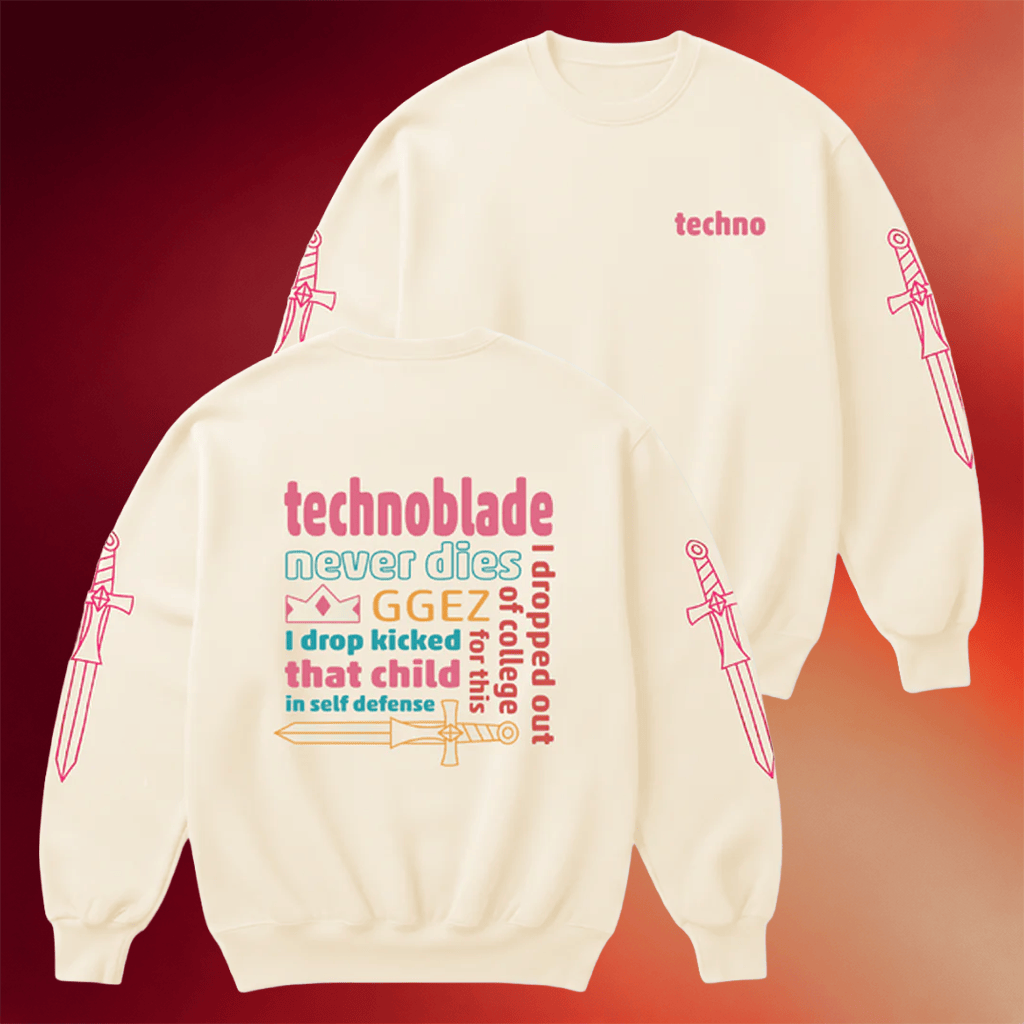 Technoblade Merch 2026 Techno Said It Sweatshirt Birthday Gift For Friends - Merchluma