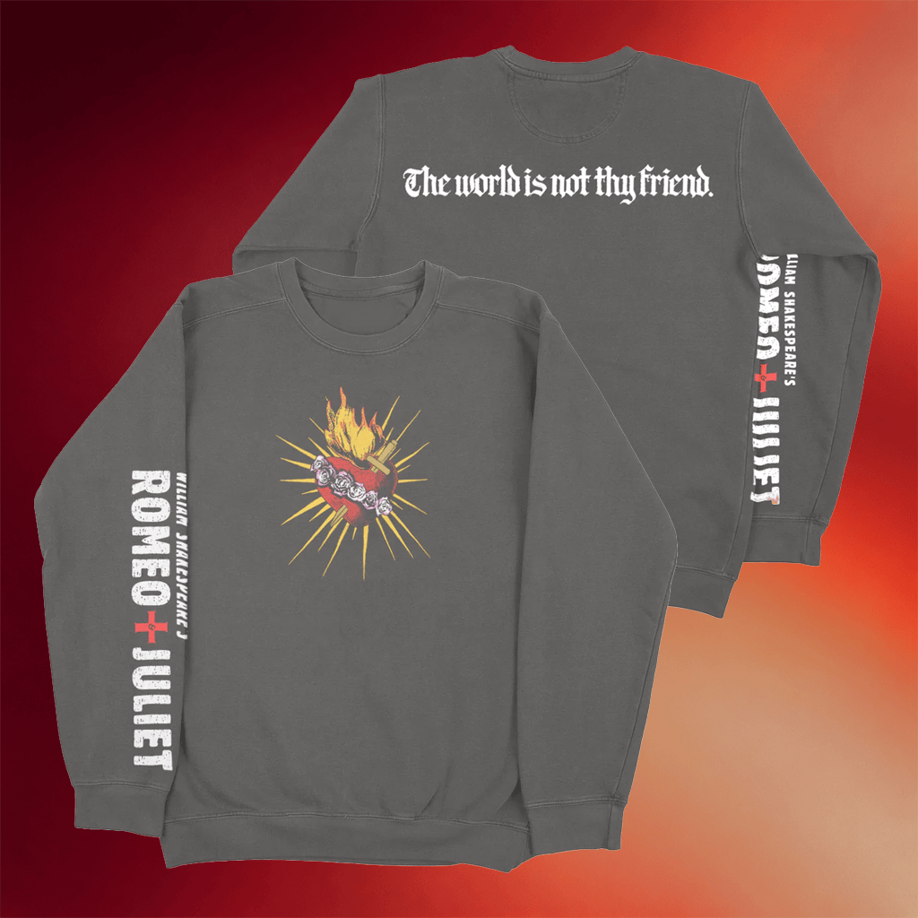 Rucking Fotten Merch 2026 Thy Friend Crewneck Romeo And Juliet Sweatshirt Gifts For Movie Fans - Merchluma