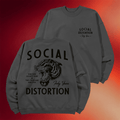 Social Distortion Merch 2026 Tiger Crewneck Social Distortion Sweatshirt Gifts For Band Fans - Merchluma